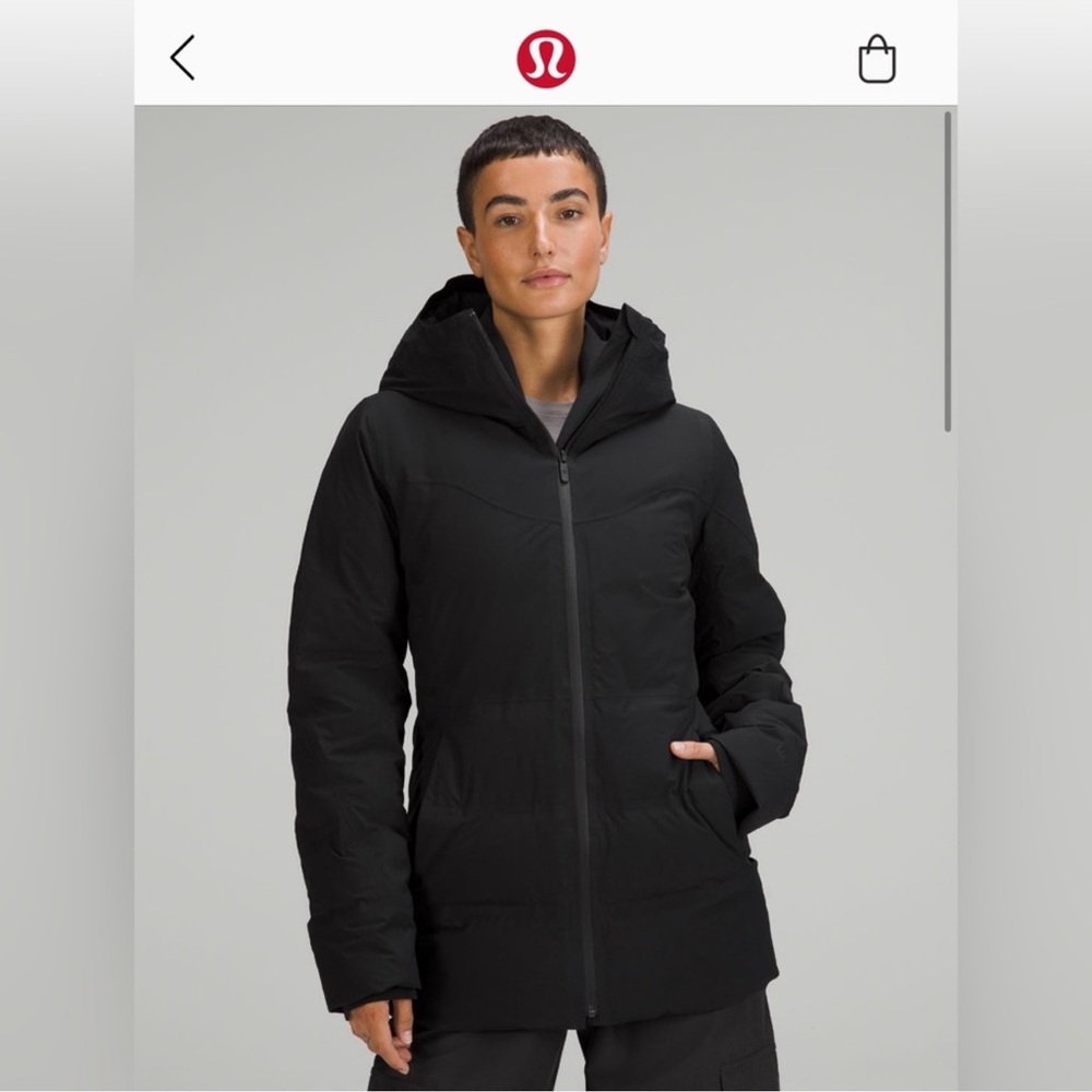 Lululemon sleet jacket coat - down